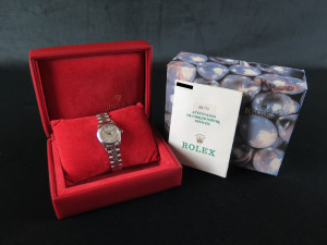 Rolex Lady Datejust Silver Diamond Dial 69174