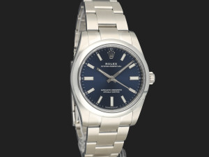 Rolex Oyster Perpetual 34 Blue Dial 124200 NEW