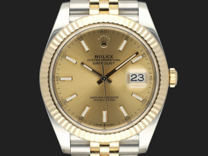 Rolex Datejust 41 Gold/Steel Champagne Dial 126333