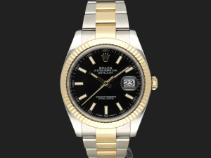 Rolex Datejust 41 Gold/Steel Black Dial 126333