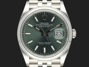 Rolex Datejust Mint Green Dial 126200 NEW