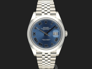 Rolex Datejust 41 Azzurro Dial 126300 NEW