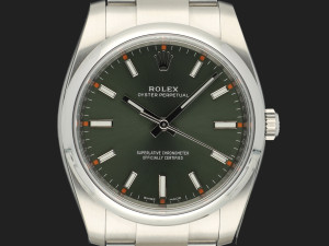 Rolex Oyster Perpetual 34 Olive Dial 114200 NOS