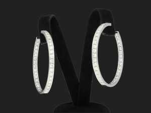 Overig Earrings 18k White Gold Diamond