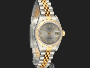 Rolex Lady-Datejust 26 Gold/Steel Grey Roman Dial 79173