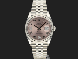 Rolex Datejust 36 Pink Diamond Dial 126234 NEW