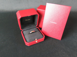 Cartier Love Ring White Gold Size 57