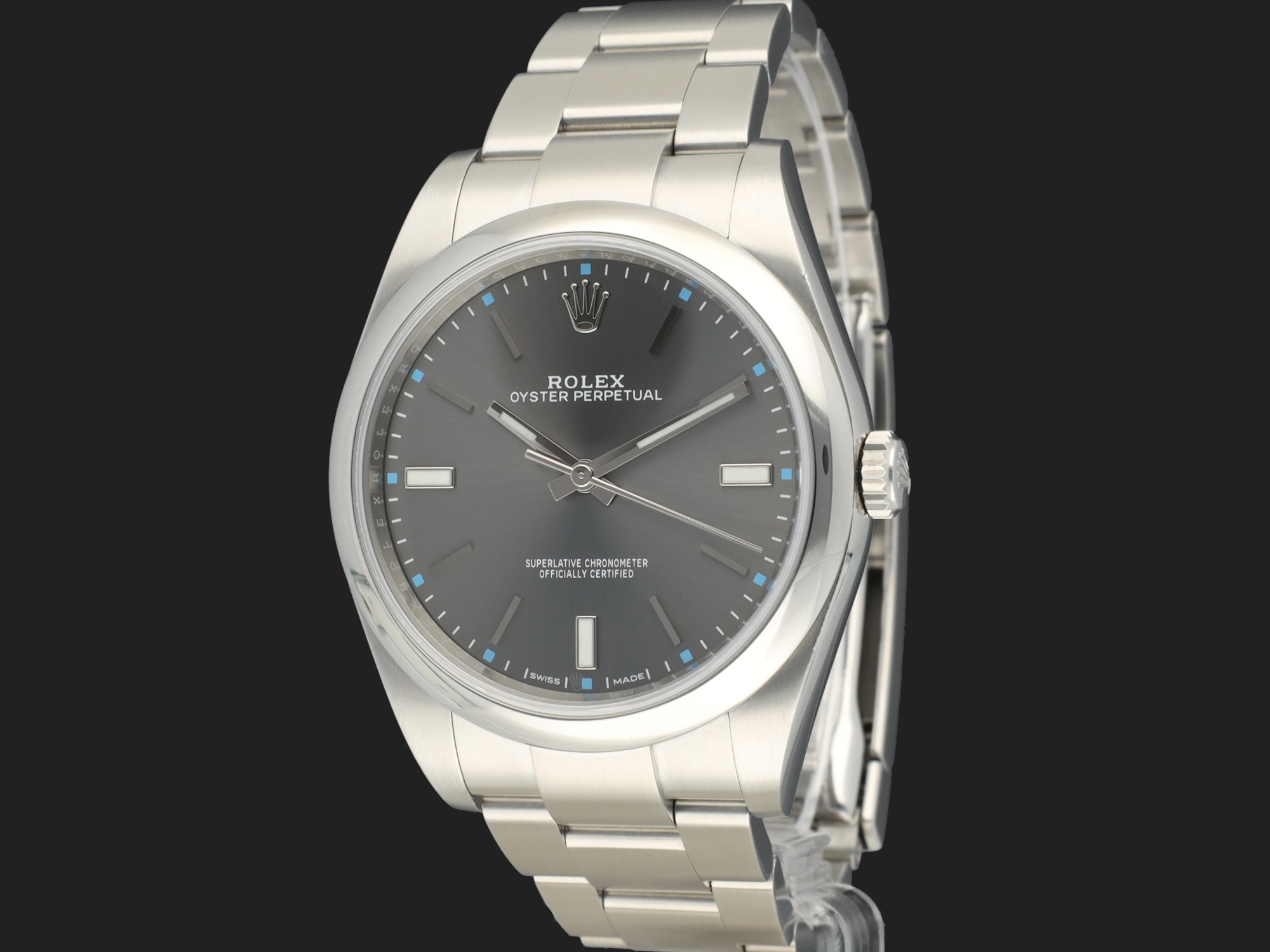 Oyster perpetual outlet 39 dark rhodium