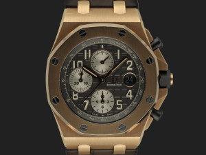 Audemars Piguet Royal Oak Offshore Chronograph Rose Gold Grey Dial 26470