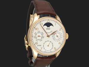 IWC Portugieser Perpetual Calendar Yellow Gold IW502213