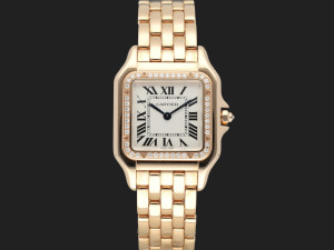 Cartier Panthere MM Rose Gold Diamond Bezel WJPN0009 NEW