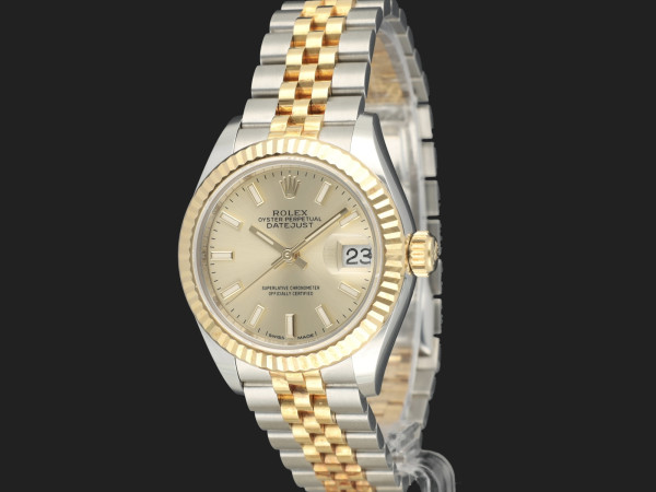 Rolex - Lady-Datejust 28 Gold/Steel Champagne Dial 279173