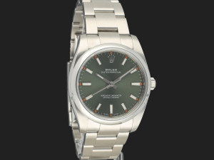 Rolex Oyster Perpetual 34 Olive Dial 114200