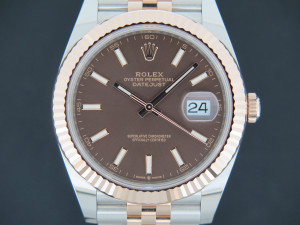 Rolex Datejust 41 Everose/Steel Choco Dial 126331