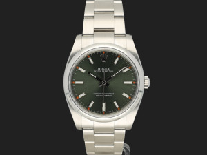 Rolex Oyster Perpetual 34 Olive Dial 114200