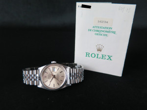 Rolex Datejust Silver Dial 16234