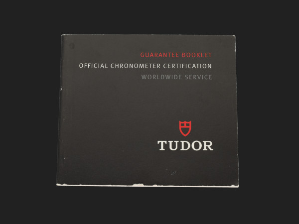 Tudor - Guarantee Booklet