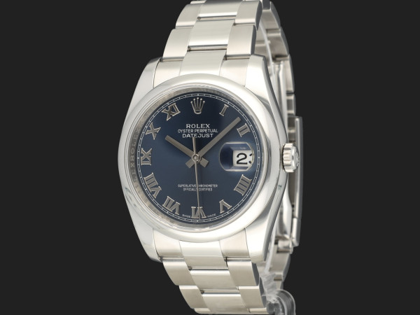 Rolex - Datejust 36 Blue Roman Dial 116200