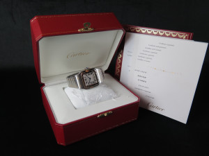 Cartier Santos Galbee XL Gold/Steel W20099C4 / 2823