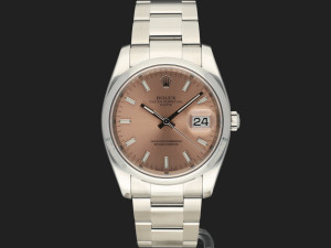 Rolex Date Salmon Dial 115200