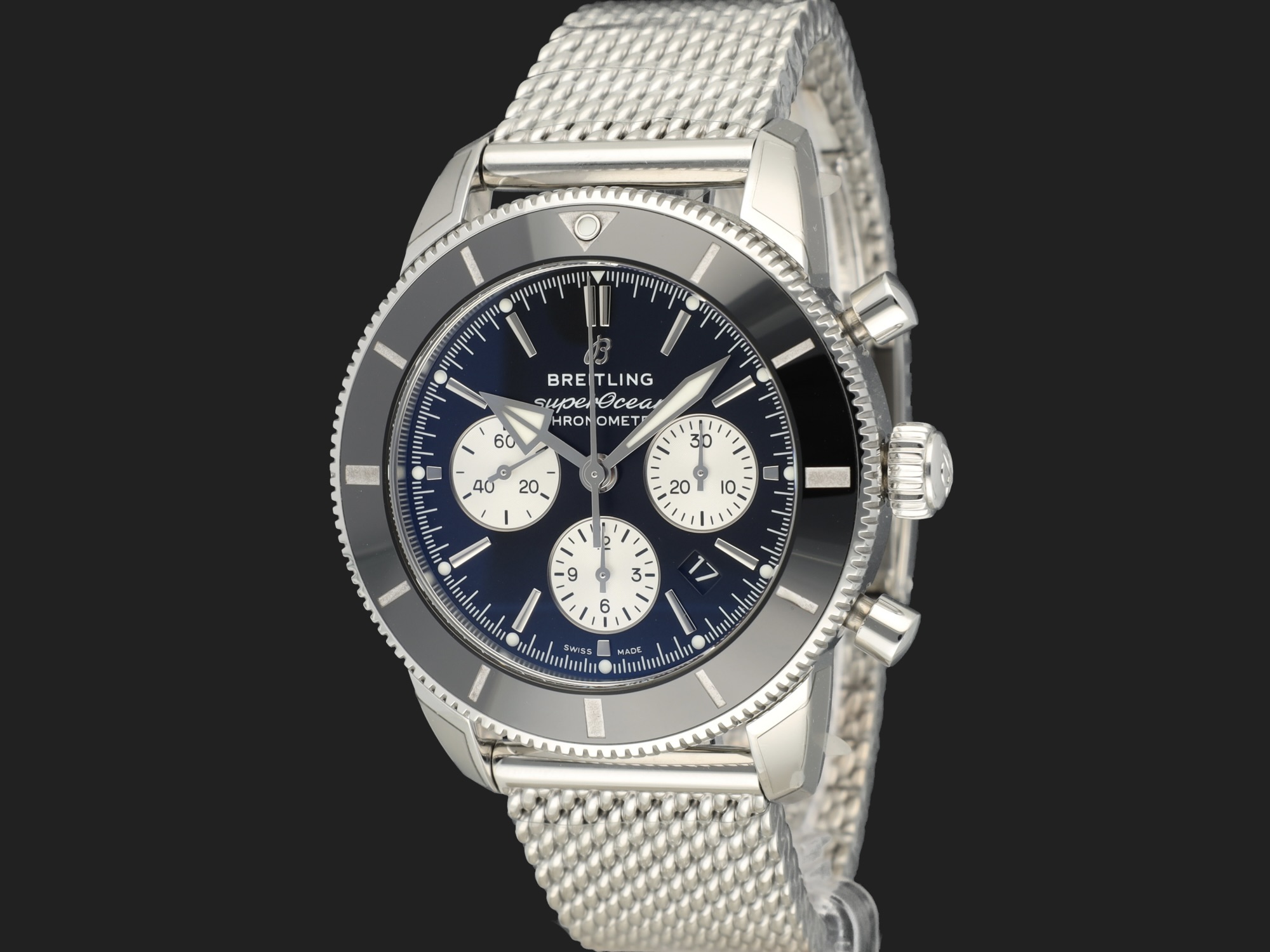 Breitling SuperOcean Heritage B01 44mm Chronograph AB0162 NEW Uhren Filipucci Juwelers