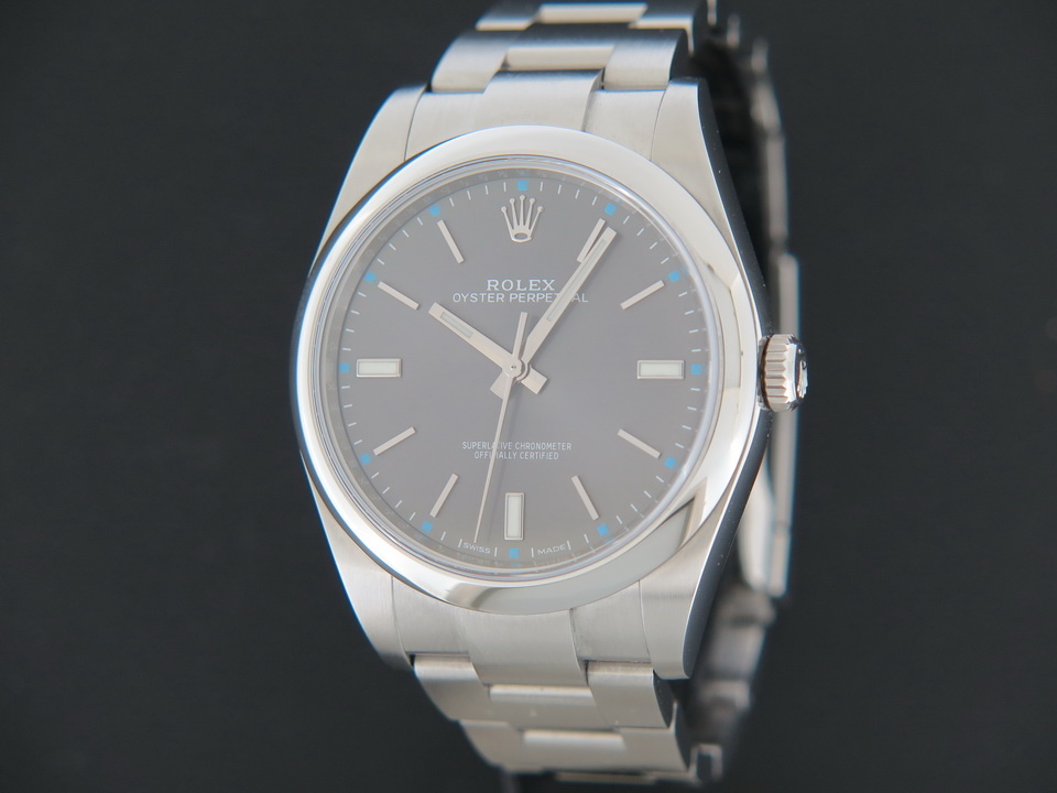 Rolex oyster perpetual hot sale 39mm dark rhodium