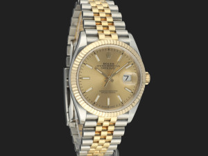 Rolex Datejust 36 Gold/Steel Champagne Dial 126233 