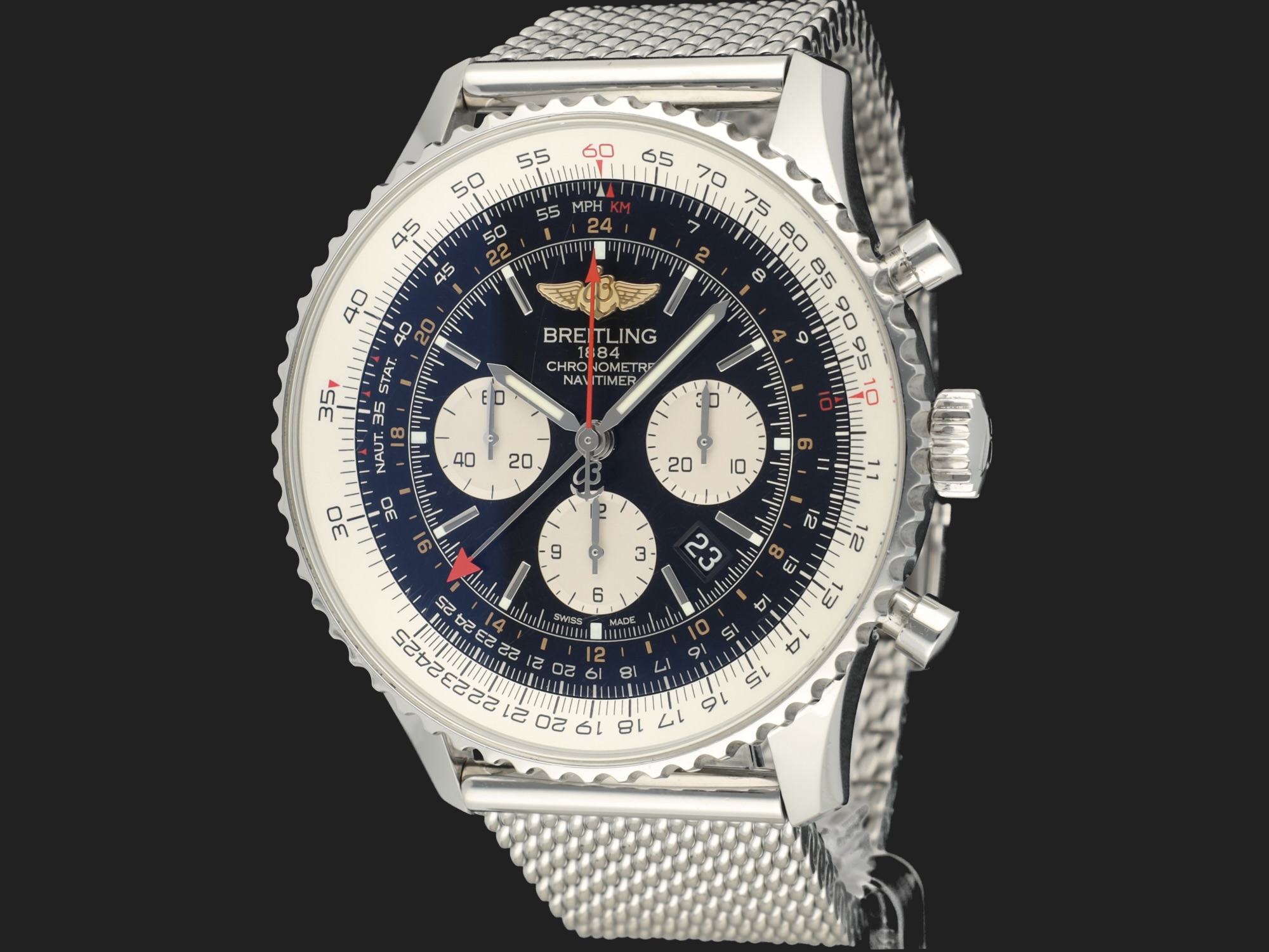 Breitling Navitimer 1 B04 Chronograph GMT 48 AB0441 Watches Filipucci Juweliers