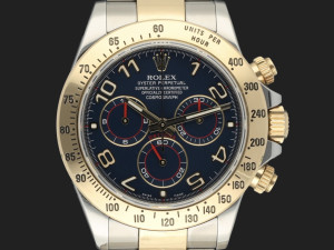 Rolex Daytona Gold/Steel Blue Racing Dial 116523