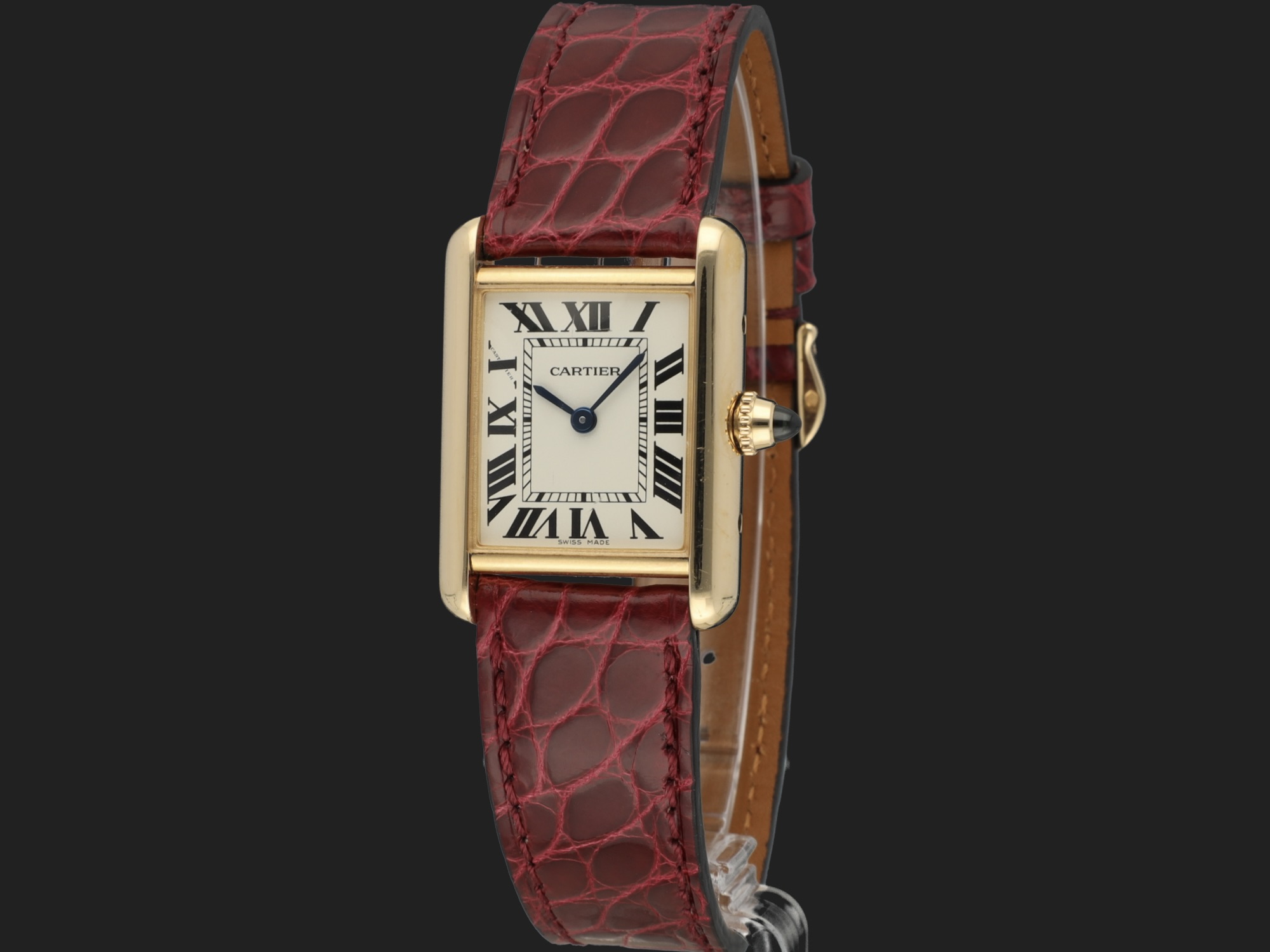 Cartier Tank Louis SM Yellow Gold W1529856 2442 Watches Filipucci Juweliers