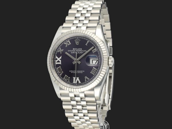 Rolex - Datejust 36 Aubergine Diamond Dial 126234