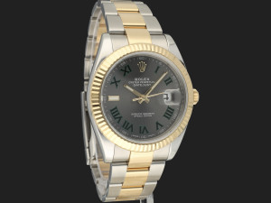 Rolex Datejust 41 Gold/Steel Wimbledon Dial 126333