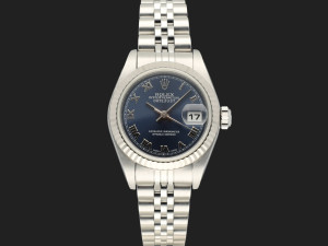 Rolex Lady-Datejust 26 Blue Roman Dial 79174