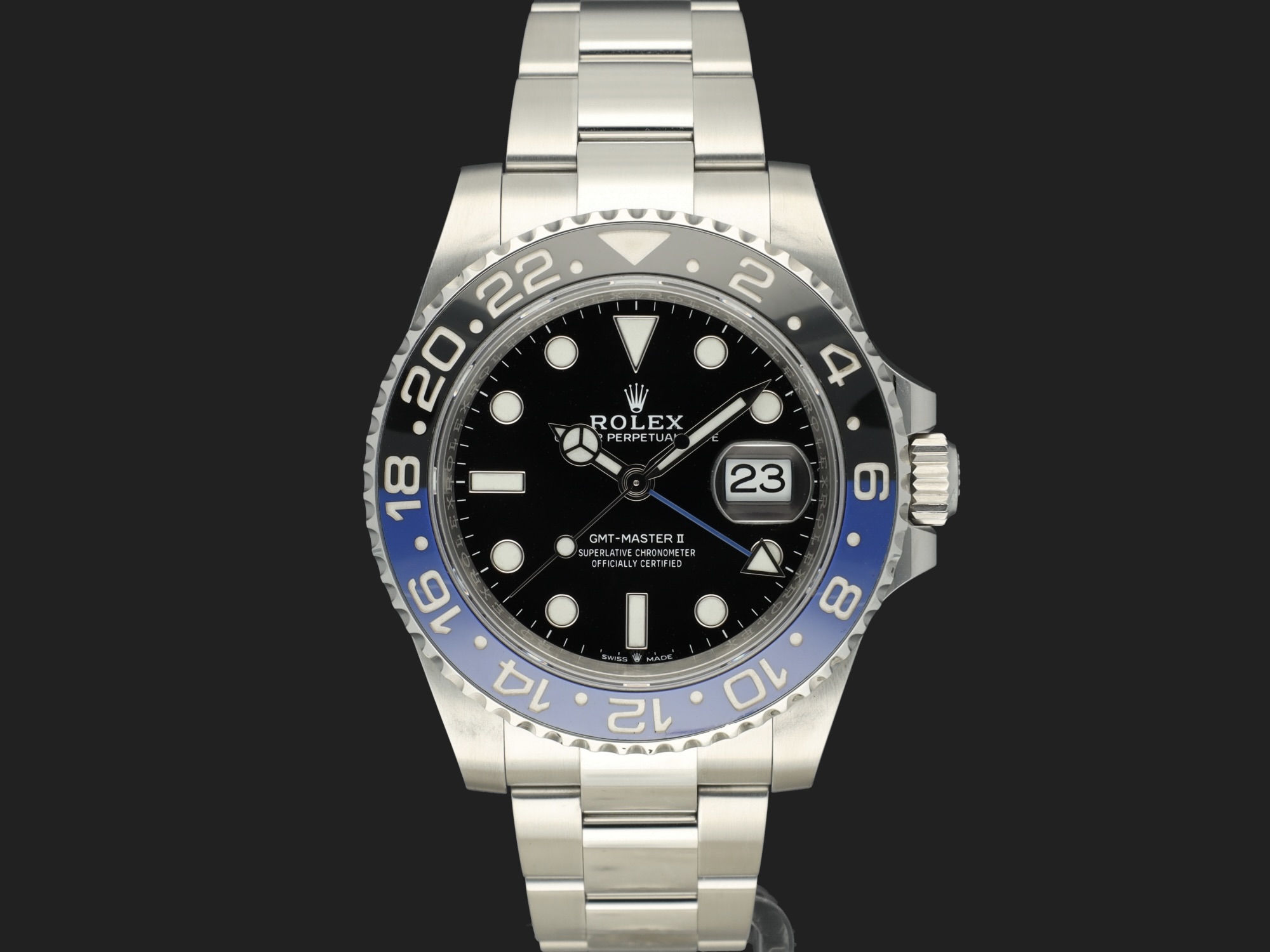 Rolex GMT Master II BLNR 126710BLNR Batman Uhren Filipucci Juwelers