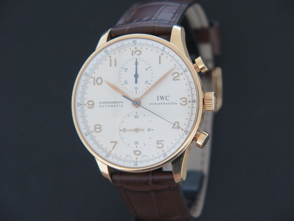 IWC Portugieser Chronograph Rose Gold IW371402 Watches