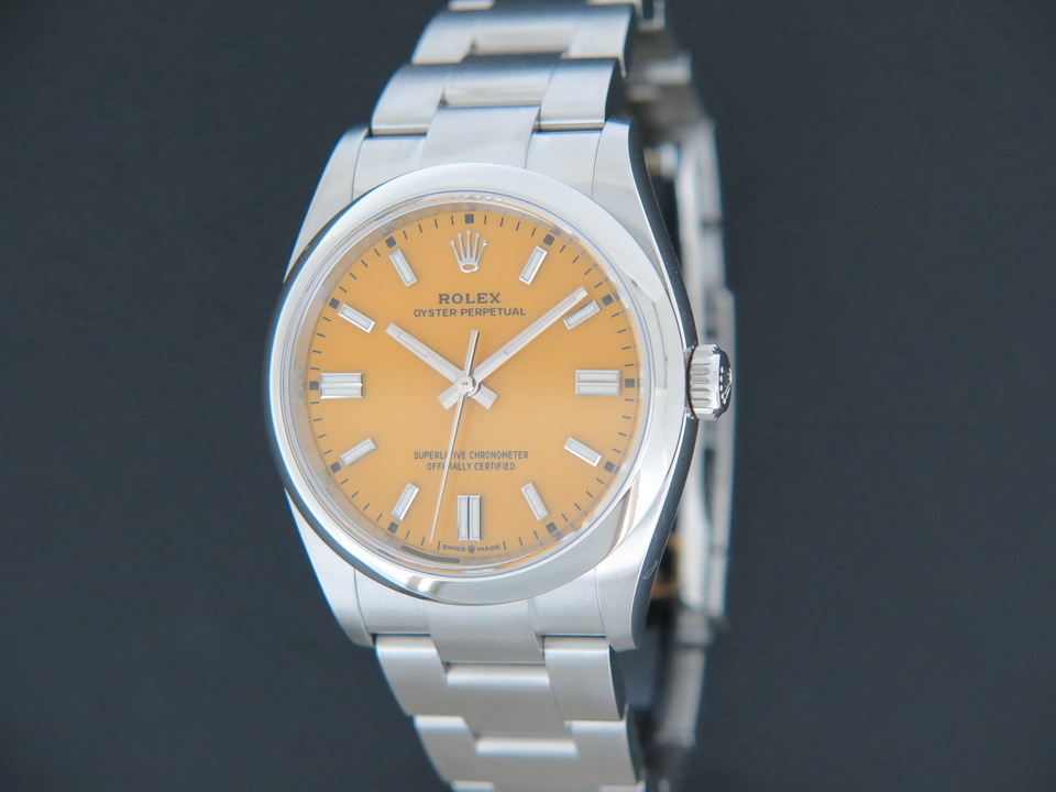 Rolex Oyster Perpetual 36 Yellow Dial 126000 NEW Uhren