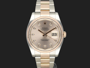 Rolex Datejust Everose/Steel Pink Diamond Dial 116231