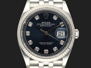 Rolex Datejust Blue Diamond Dial 126234