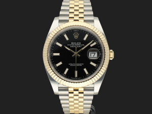 Rolex Datejust 41 Gold/Steel Black Dial 126333 99% NEW