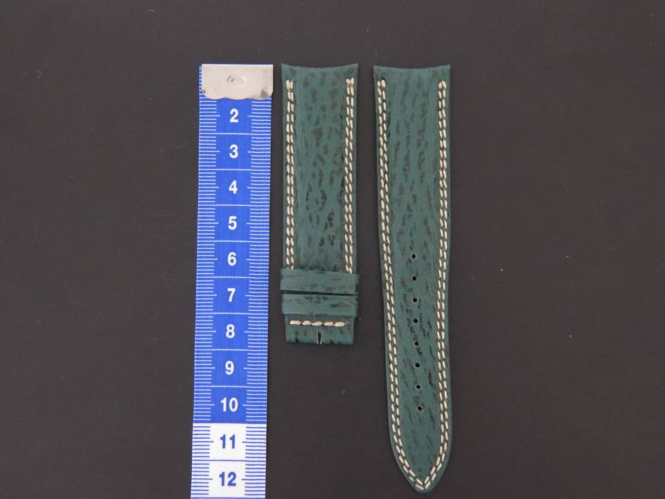 Jaeger LeCoultre Shark skin Leather Strap 21 mm New Parts