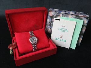 Rolex Lady-Datejust 26 MOP Roman Dial 79174 