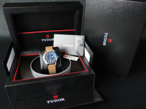 Tudor Heritage Black Bay 32 Blue Dial 79580 NEW