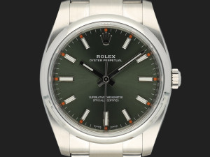 Rolex Oyster Perpetual 34 Olive Dial 114200