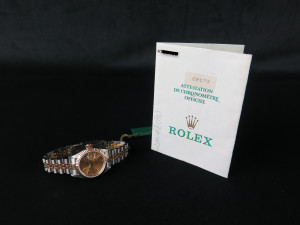 Rolex Lady-Datejust 26 Champagne Dial 69173