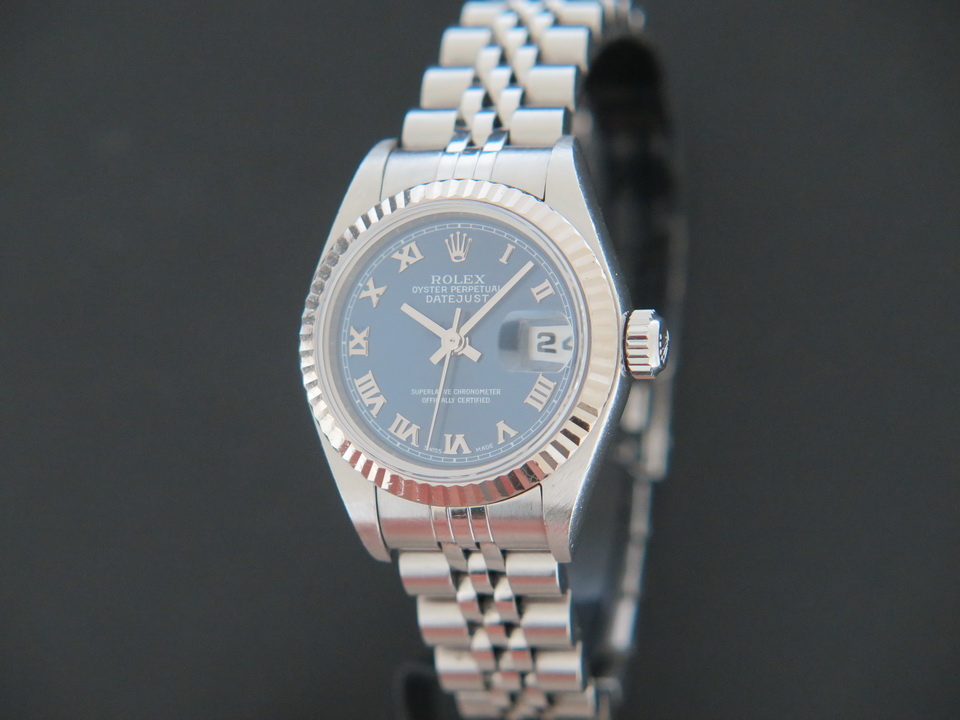 Rolex Datejust Lady Blue Roman Dial 79174 Watches Filipucci