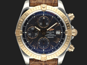 Breitling Chronomat Evolution Rose Gold/Steel Black Dial C13356