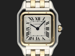 Cartier Panthere MM Gold/Steel W2PN0007 NEW