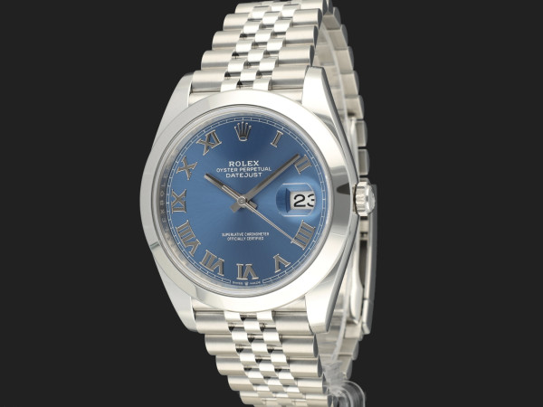 Rolex - Datejust 41 Azzurro Dial 126300 NEW
