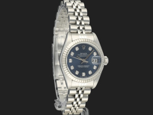 Rolex Lady-Datejust 26 Blue Diamond Dial 69174 