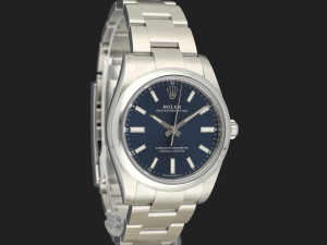 Rolex Oyster Perpetual 34 Blue Dial 124200